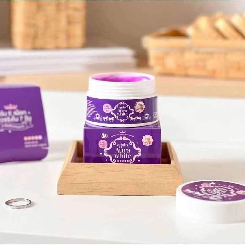 Again aura night body cream